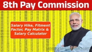 8th Pay Commission 2026 : Expected Salary Hike, Fitment Factor, Pay Matrix & Calculator
