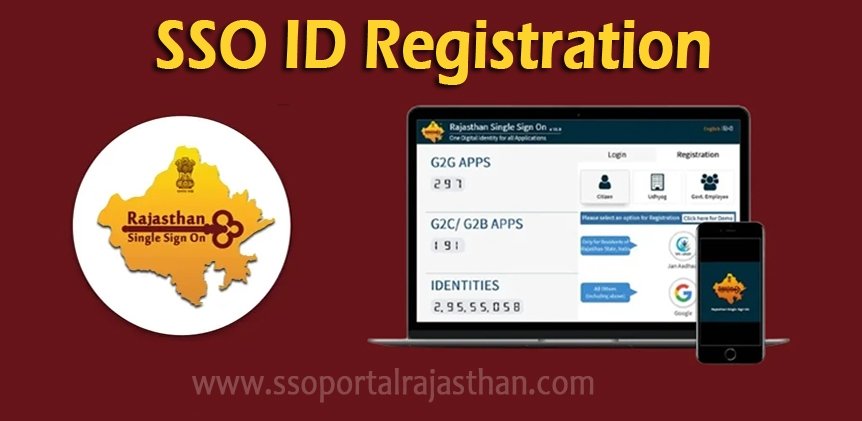 SSO Registration Process on SSO Rajasthan Portal