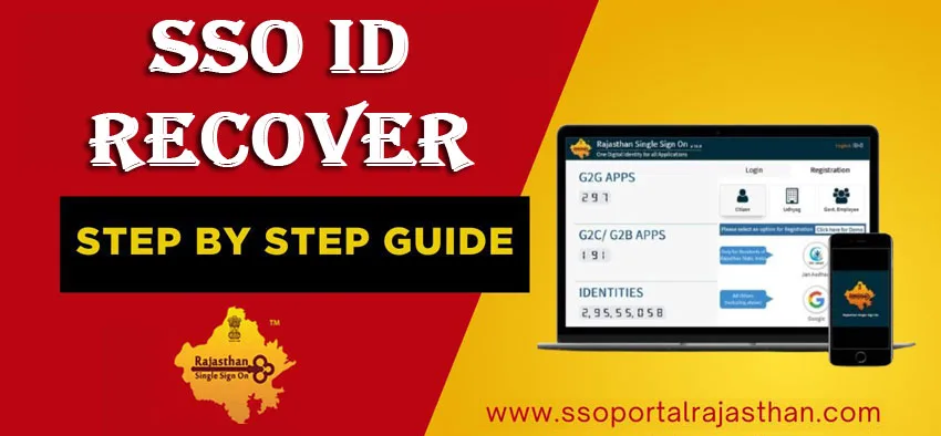 Rajasthan SSO Id Recover 2026-Step by Step Guide